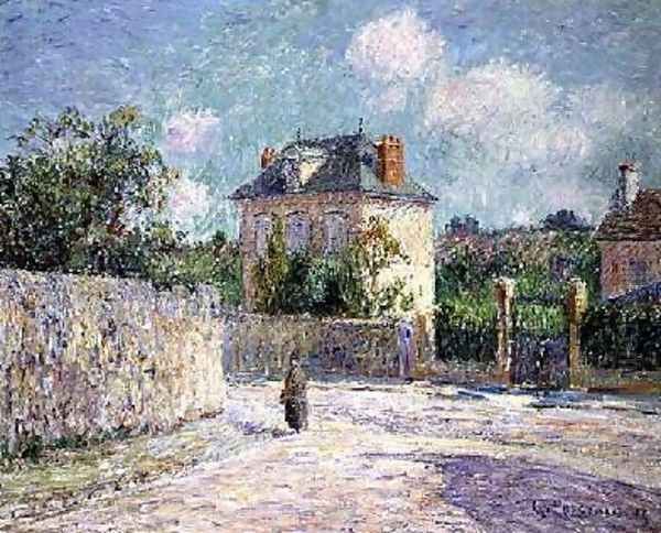 The Small Bourgeois House 1905 Oil Painting by Gustave Loiseau