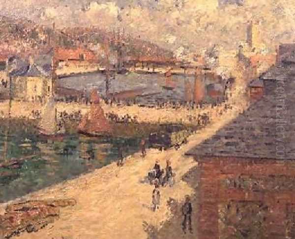 The Port of Fecamp 1924 Oil Painting by Gustave Loiseau