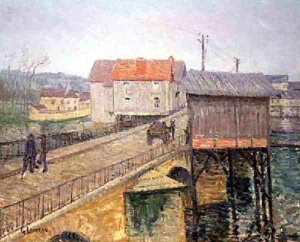 The Bridge at Moret Oil Painting by Gustave Loiseau