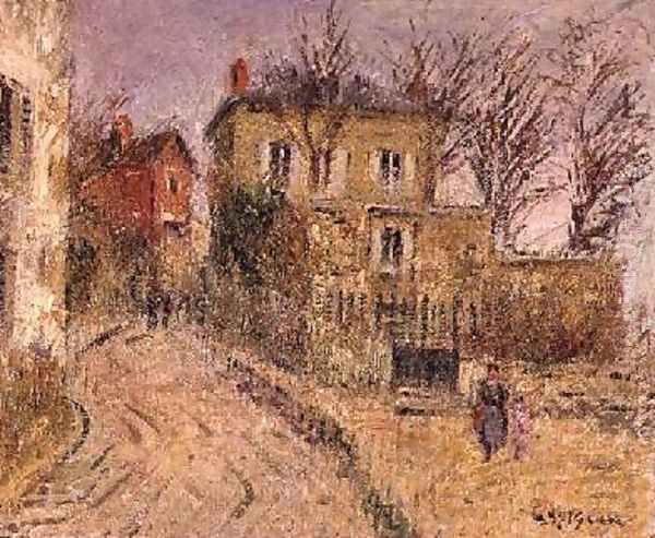 The Village Road Oil Painting by Gustave Loiseau