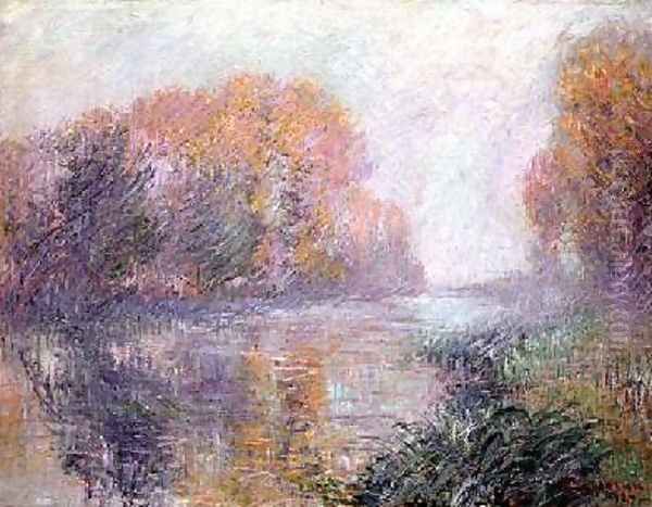 The Banks of the Eure 1920 Oil Painting by Gustave Loiseau