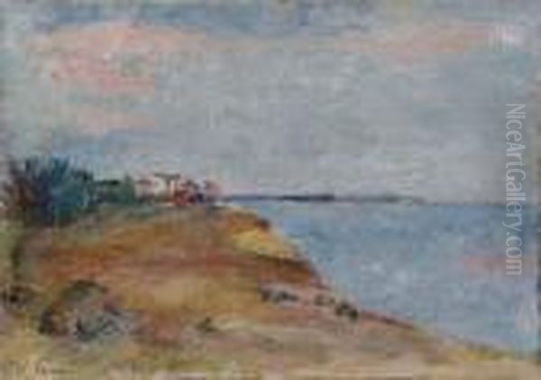 Marina Di Romagna Oil Painting by Angelo Del Bon