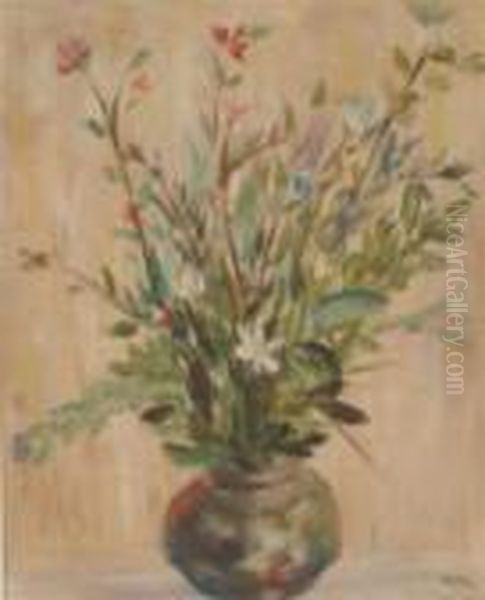 Fiori Oil Painting by Angelo Del Bon