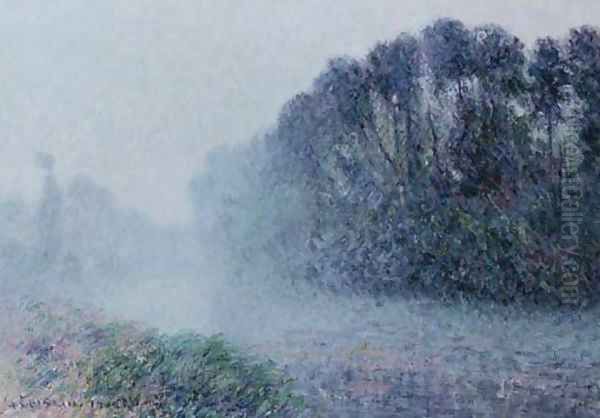 Brume sur l'Eure Oil Painting by Gustave Loiseau