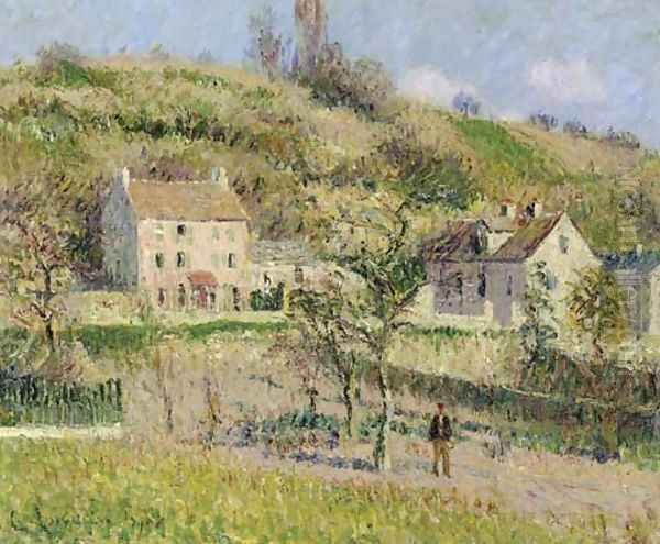 Coteau de Chapouval Oil Painting by Gustave Loiseau