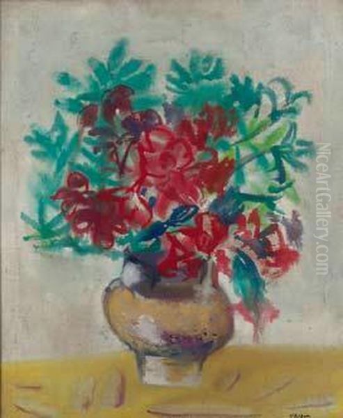 Fiori - 1951 Oil Painting by Angelo Del Bon