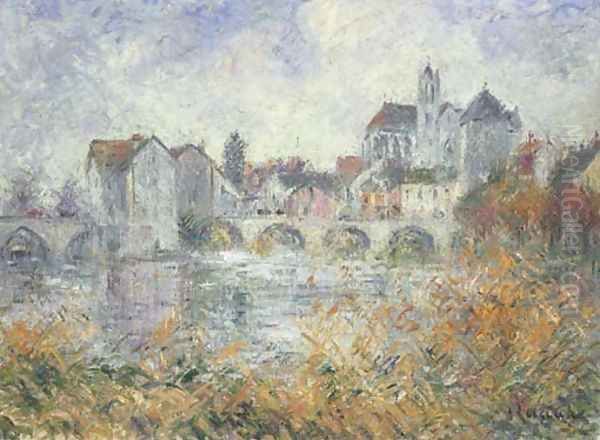 Moret-sur-Loing Oil Painting by Gustave Loiseau