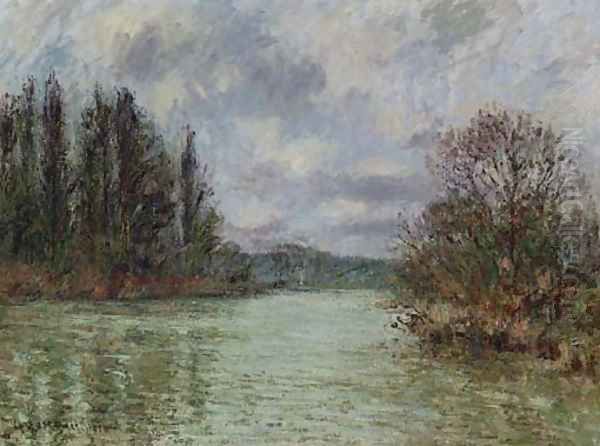 Bords de l'Oise Oil Painting by Gustave Loiseau