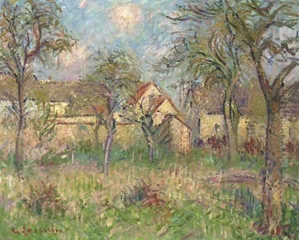 Le jardin Oil Painting by Gustave Loiseau