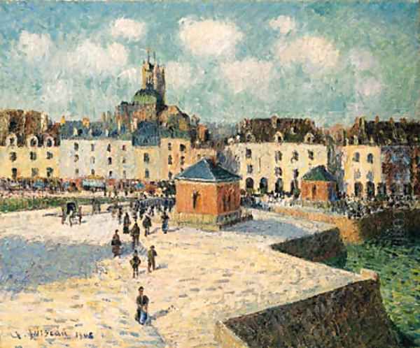 Le Quai de carnage Oil Painting by Gustave Loiseau