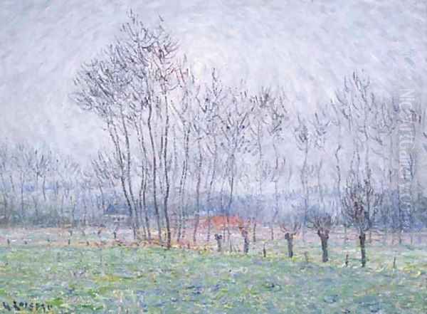 Les pres de Saint-Cyr Oil Painting by Gustave Loiseau