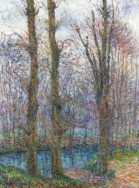 Les rives de l'Eure Oil Painting by Gustave Loiseau