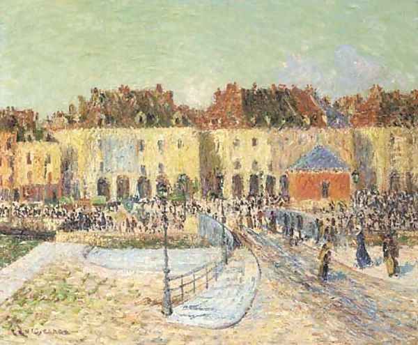 Dieppe Oil Painting by Gustave Loiseau