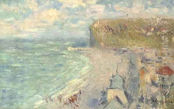 La plage de Fecamp Oil Painting by Gustave Loiseau