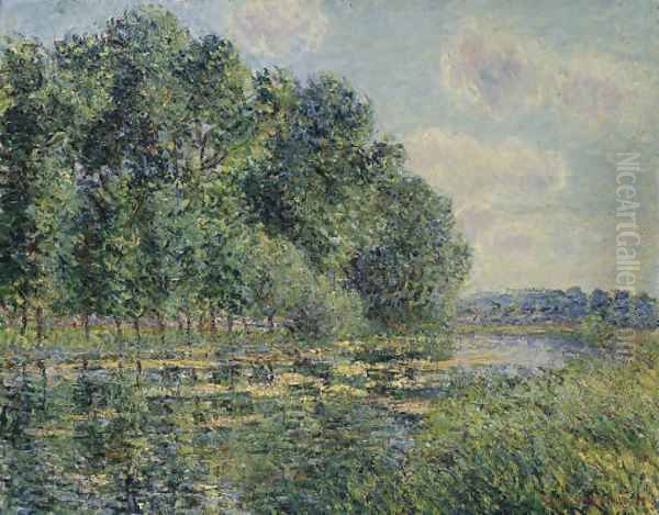 Les bords de l'Eure en ete Oil Painting by Gustave Loiseau