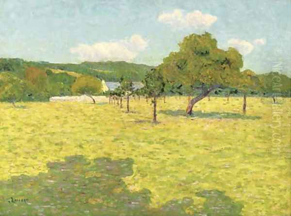 Plaine et coteaux Oil Painting by Gustave Loiseau