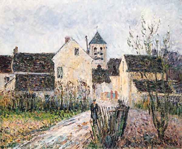 Entrance of the Village of Osny near Pontoise Oil Painting by Gustave Loiseau