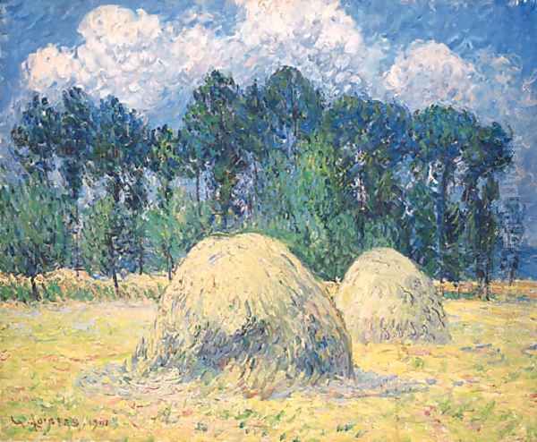 Les meules Oil Painting by Gustave Loiseau