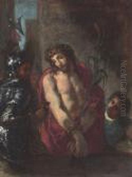 Ecce Homo Oil Painting by Eugene Delacroix