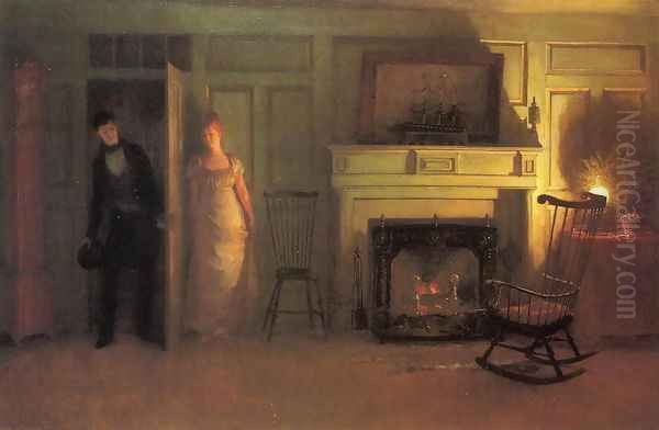 Love's Ambush Oil Painting by William Lippincott