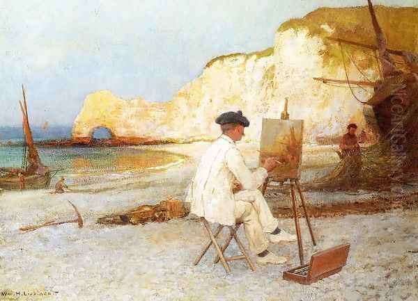 Outdoor Work Oil Painting by William Lippincott