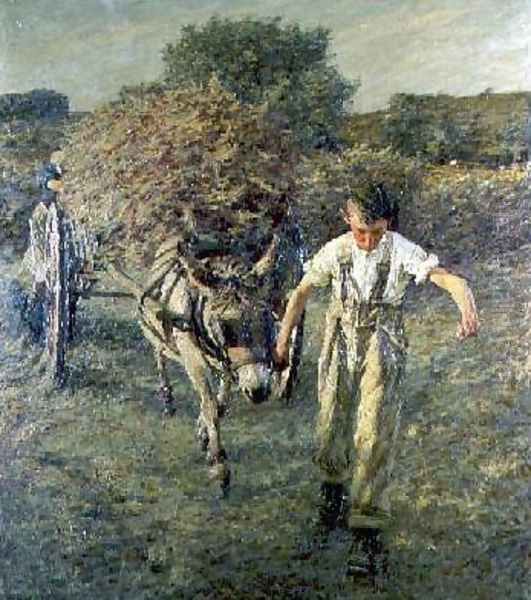 The Haywain Oil Painting by Henry Herbert La Thangue