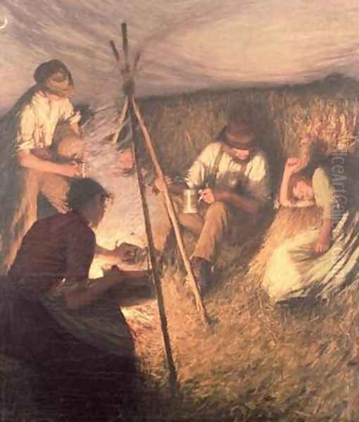 The Harvesters Supper by Henry Herbert La Thangue