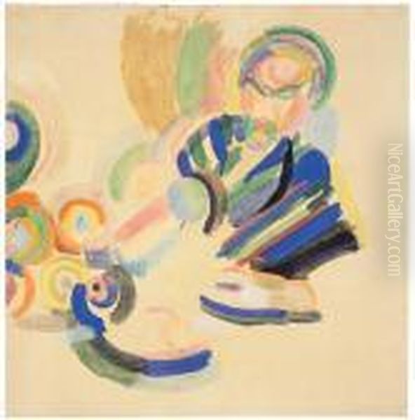 La Verseuse Oil Painting by Robert Delaunay