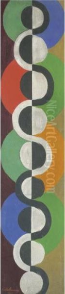 Rhythme Sans Fin Oil Painting by Robert Delaunay