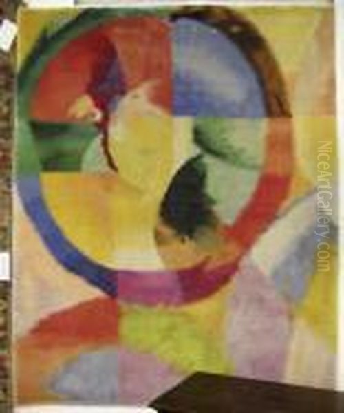 Untitled Oil Painting by Robert Delaunay