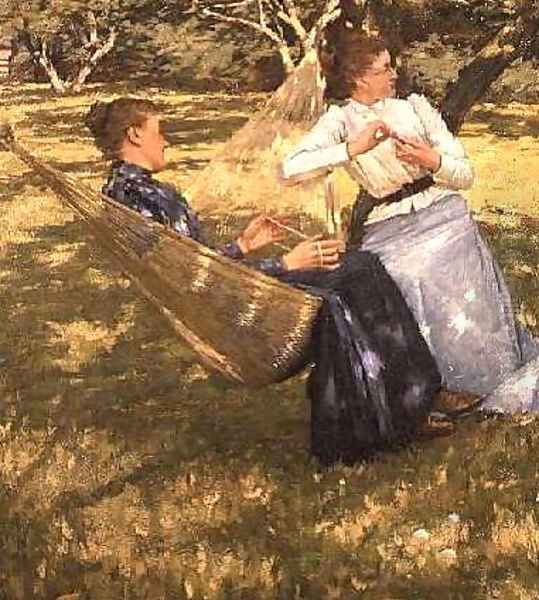 In the Orchard 1893 Oil Painting by Henry Herbert La Thangue