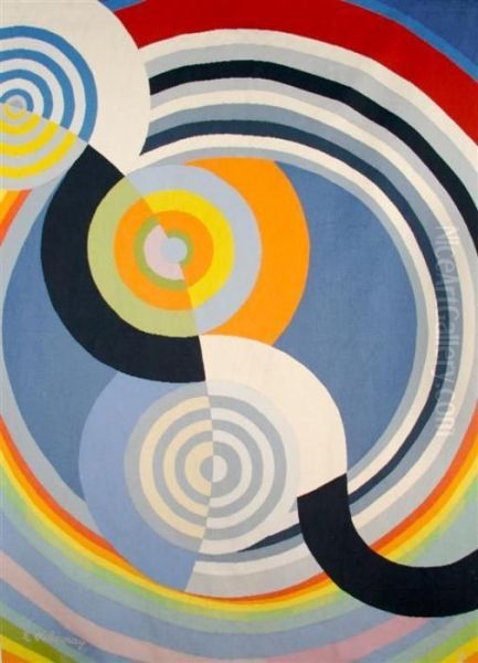 Rythme Oil Painting by Robert Delaunay