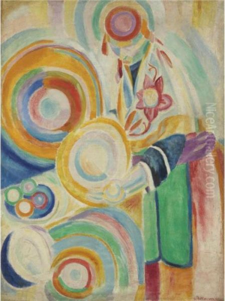 Portugaise Au Potiron Oil Painting by Robert Delaunay