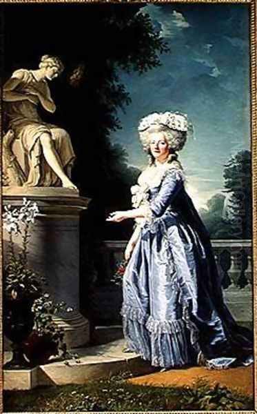 Portrait of Marie-Louise 1733-99 Victoire de France Oil Painting by Adelaide Labille-Guyard