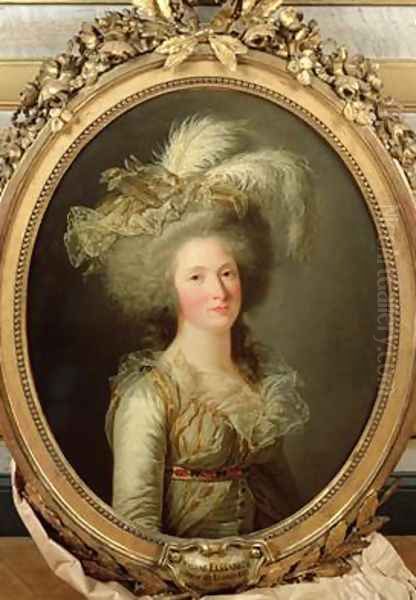 Elisabeth of France 1764-94 called Madame Elisabeth Oil Painting by Adelaide Labille-Guyard