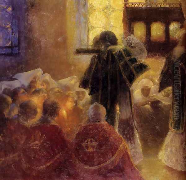 The Relics Oil Painting by Gaston de Latouche