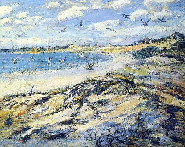 Cape Code Beach Oil Painting by Ernest Lawson