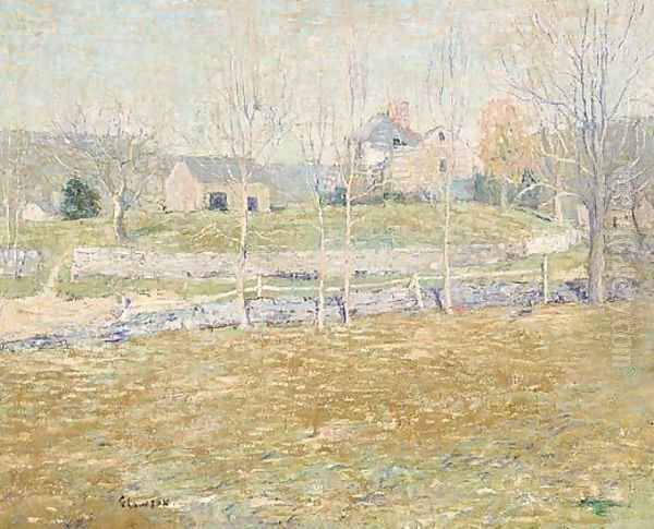 An Abandoned Farm Oil Painting by Ernest Lawson