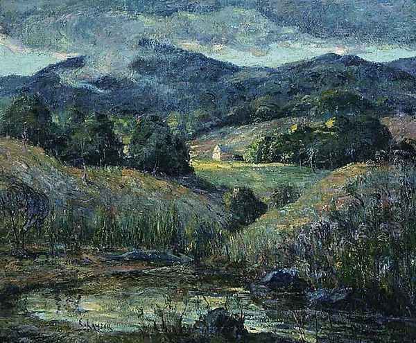 Approaching Storm Oil Painting by Ernest Lawson