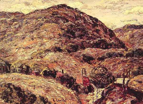 Mountain Landscape Oil Painting by Ernest Lawson