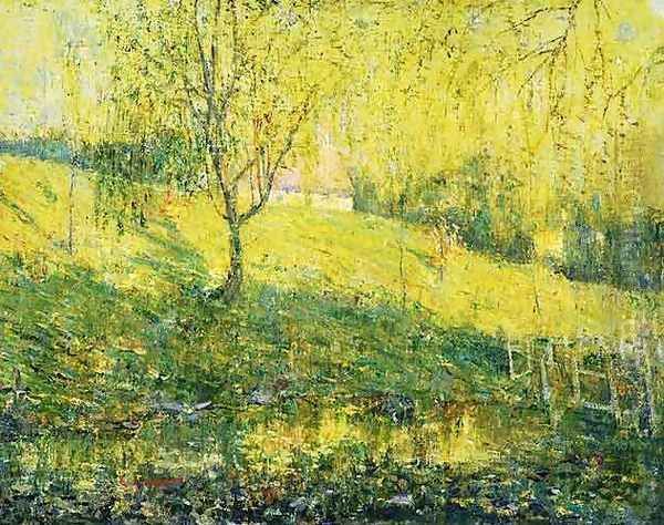 Spring Oil Painting by Ernest Lawson