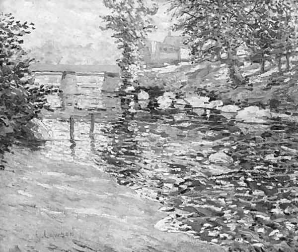 The Bronx River Oil Painting by Ernest Lawson