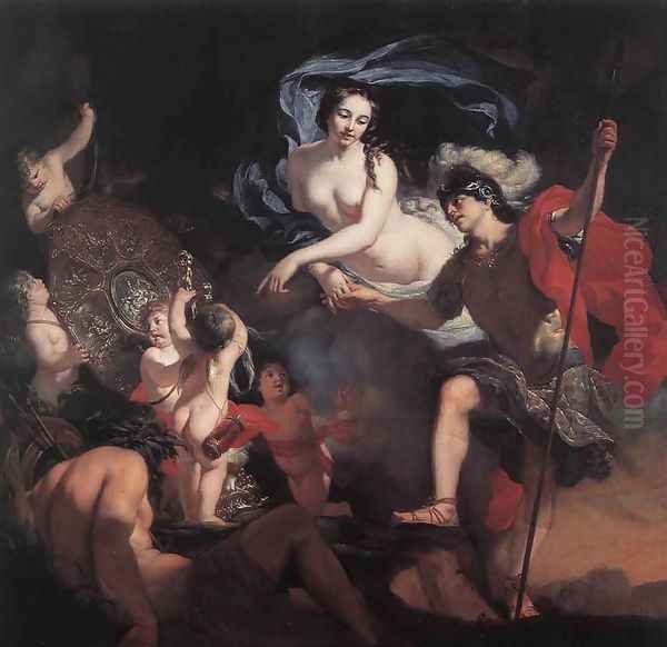 Venus Presenting Weapons to Aeneas Oil Painting by Gerard de Lairesse