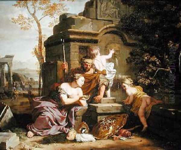 Granida and Daiphilo Oil Painting by Gerard de Lairesse