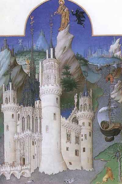 Les tres riches heures du Duc de Berry I Oil Painting by Jean Limbourg