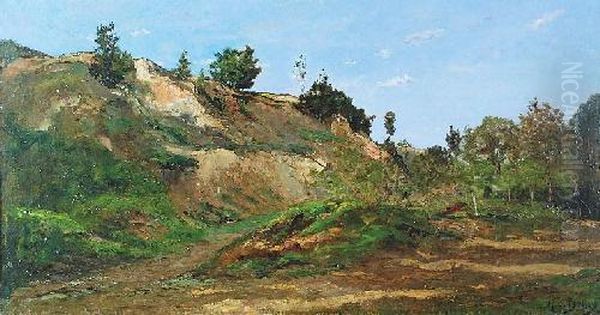 Urwisko Oil Painting by Hippolyte Camille Delpy