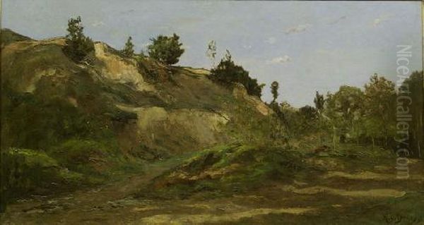 Urwisko Oil Painting by Hippolyte Camille Delpy