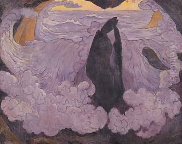 The Violet Wave Oil Painting by Georges Lacombe