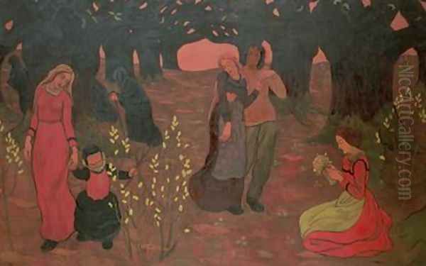 The Ages of Life Oil Painting by Georges Lacombe