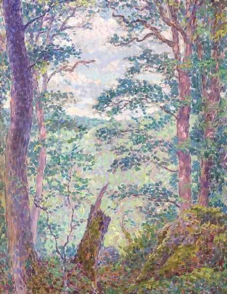 Sous-bois Oil Painting by Georges Lacombe